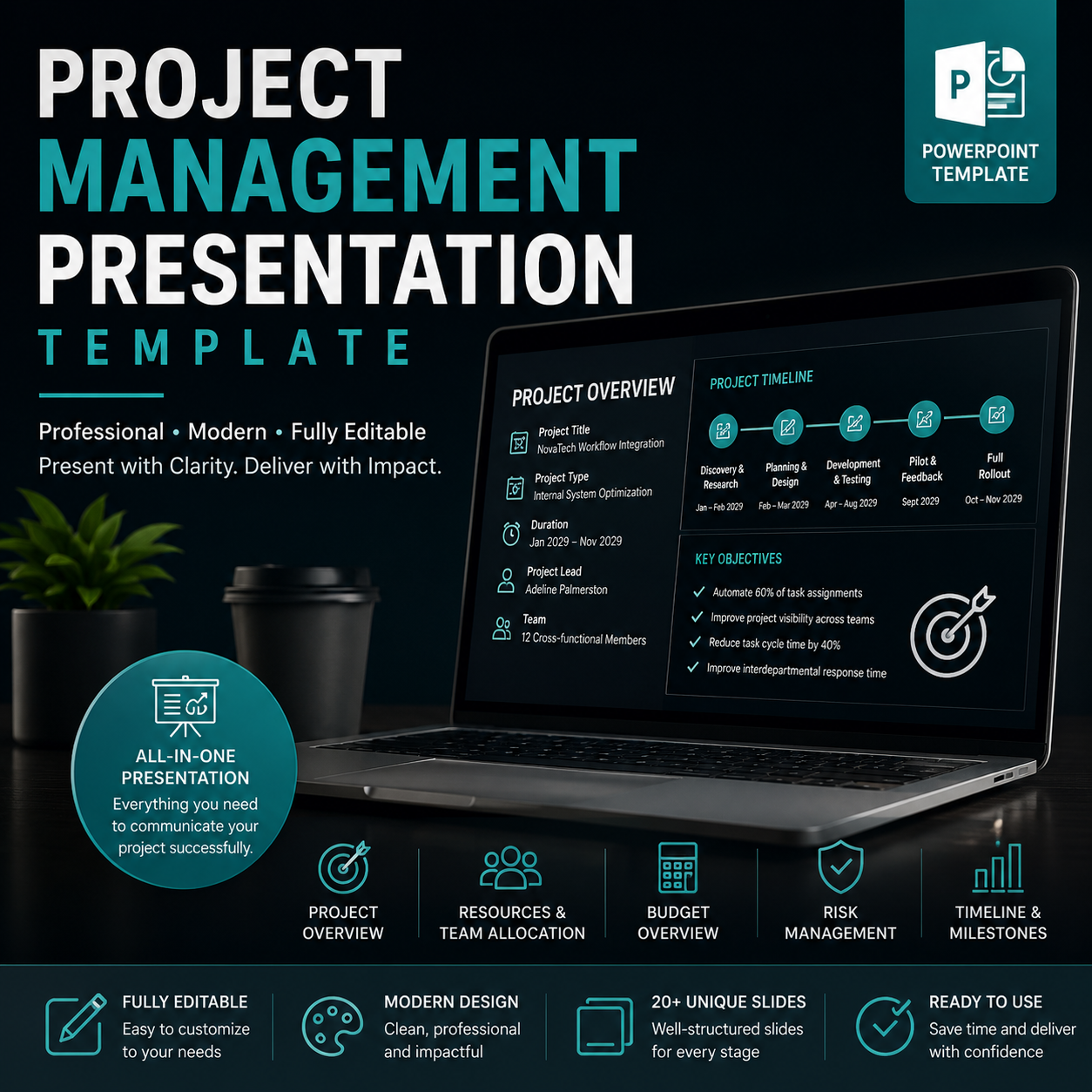 Project Management Presentation Template